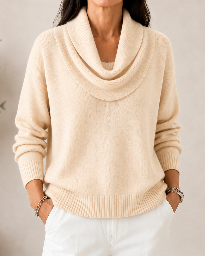 Caralina™ | Pull en maille élégant à col bénitier