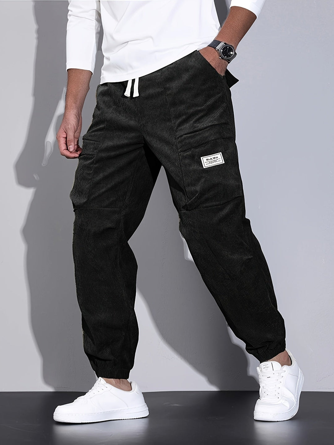 MAISON LUMIÈRE | PANTALON CARGO EN CORDUROY