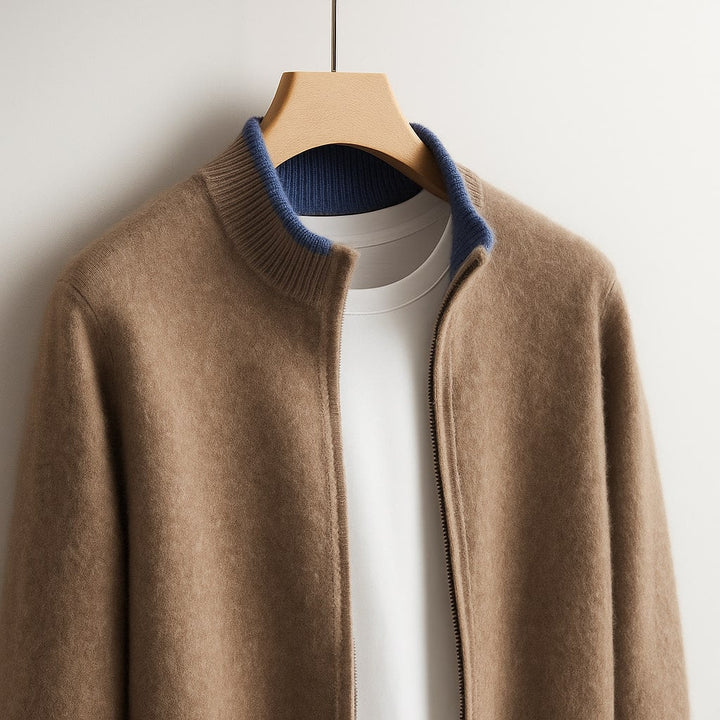 MAISON LUMIÈRE | PULL ZIP HOMME