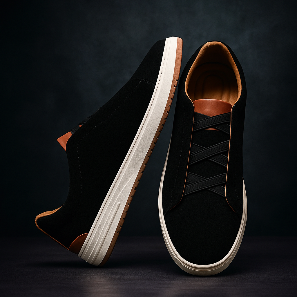 MAISON LUMIÈRE | CHAUSSURES SLIP-ON EN DAIM POUR HOMME