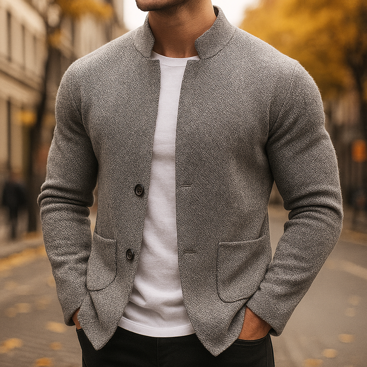 MAISON LUMIÈRE | CARDIGAN EN LAINE TRICOTÉE POUR HOMME