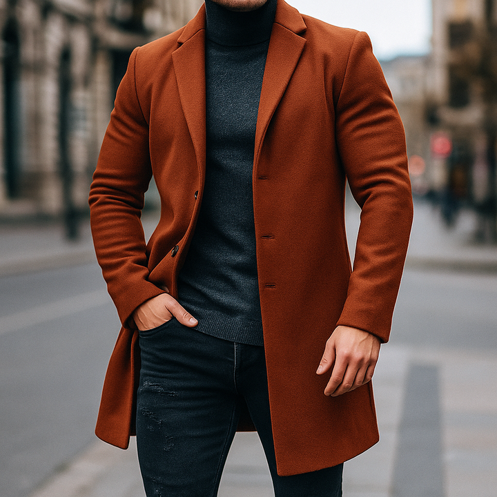 MAISON LUMIÈRE | TRENCH EN LAINE POUR HOMMES