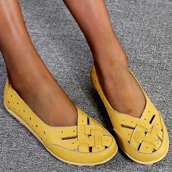 MAISON LUMIÈRE | Mocassins Élégants en Cuir Aéré