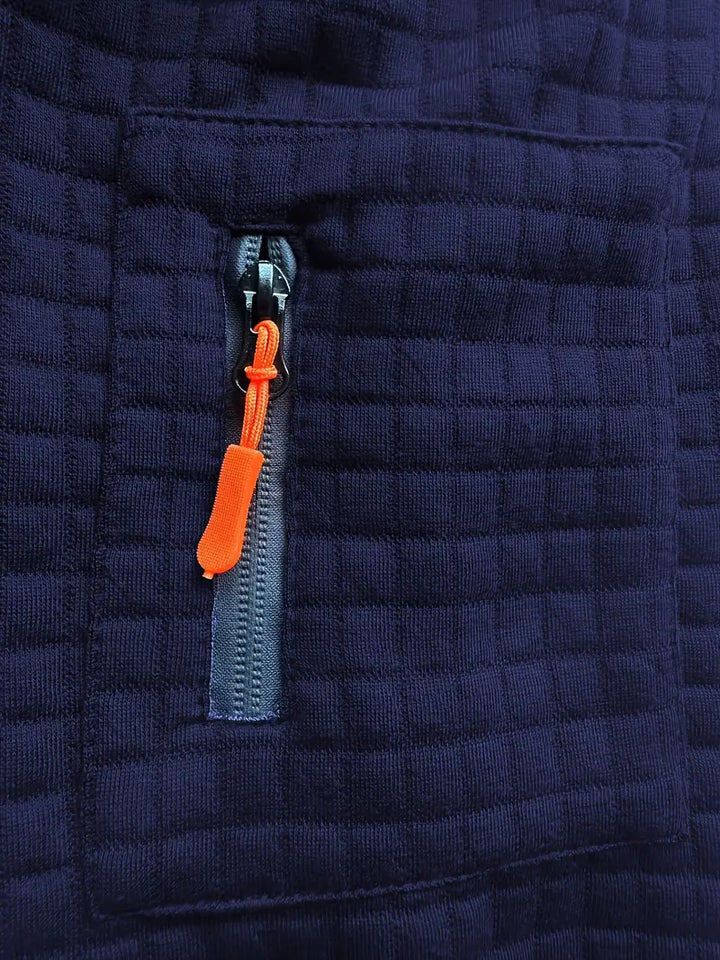 MAISON LUMIÈRE | POLO À MANCHES LONGUES TEXTURÉE