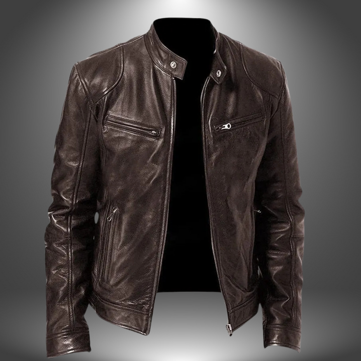 Cazel | Veste en cuir artisanal pour homme
