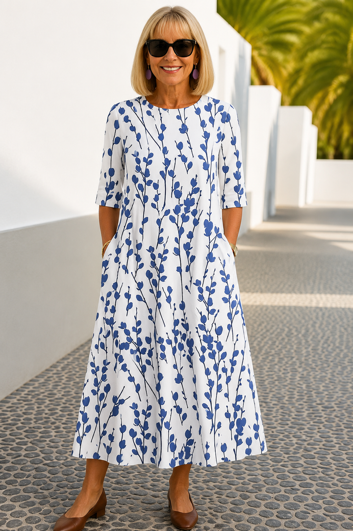 Annie | Robe Fleurs du Littoral