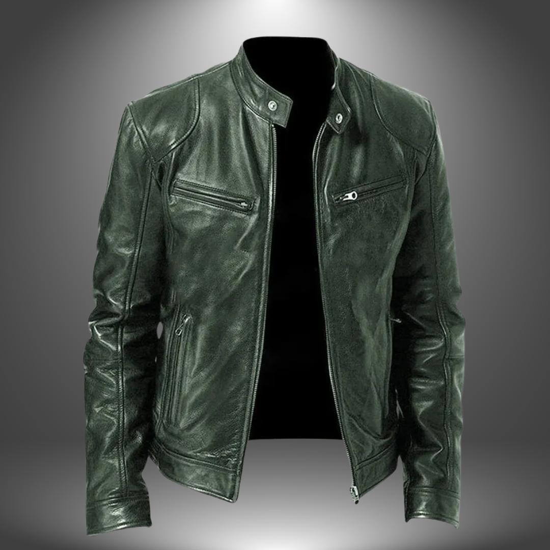 Cazel | Veste en cuir artisanal pour homme