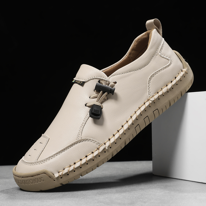 MAISON LUMIÈRE | Mocassins Confort Piqués Main Mathilde