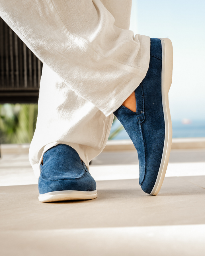 MAISON LUMIÈRE | MOCASSINS EN CUIR SUEDE