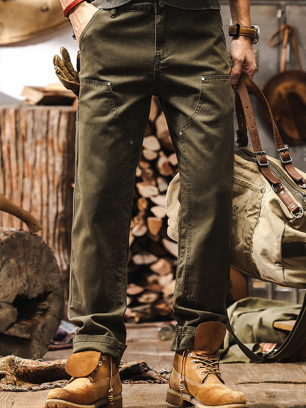 MAISON LUMIÈRE | PANTALON EN COTON UTILE