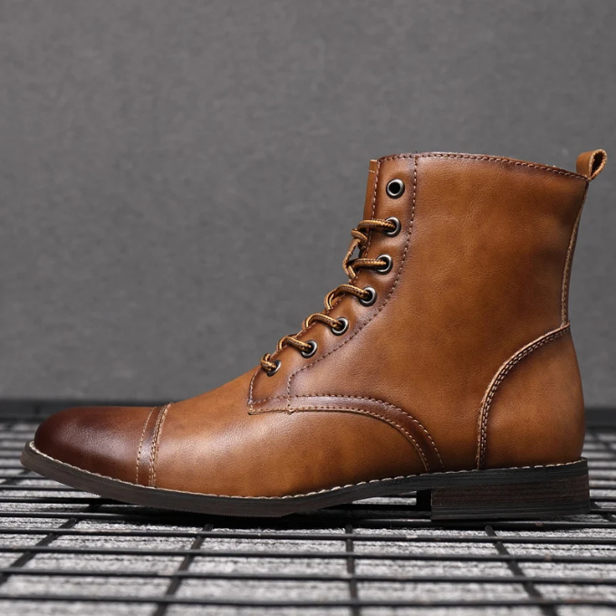 MAISON LUMIÈRE | BOTTES DE VILLE BRUNIES POUR HOMME