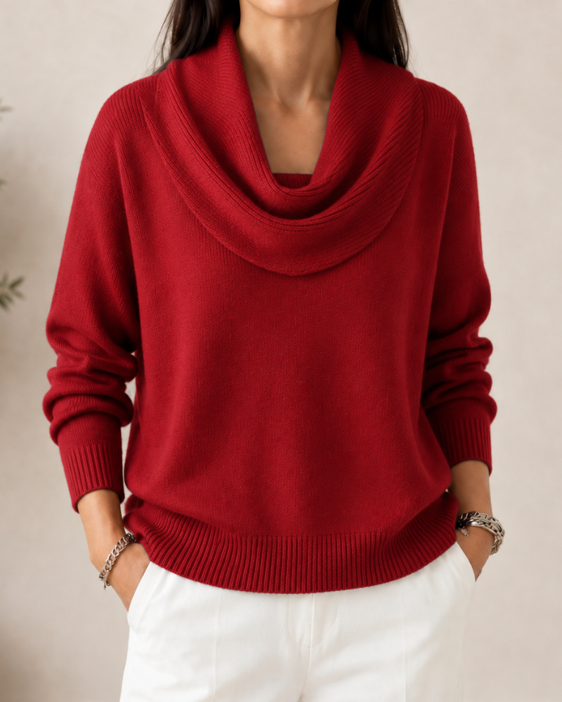 Caralina™ | Pull en maille élégant à col bénitier