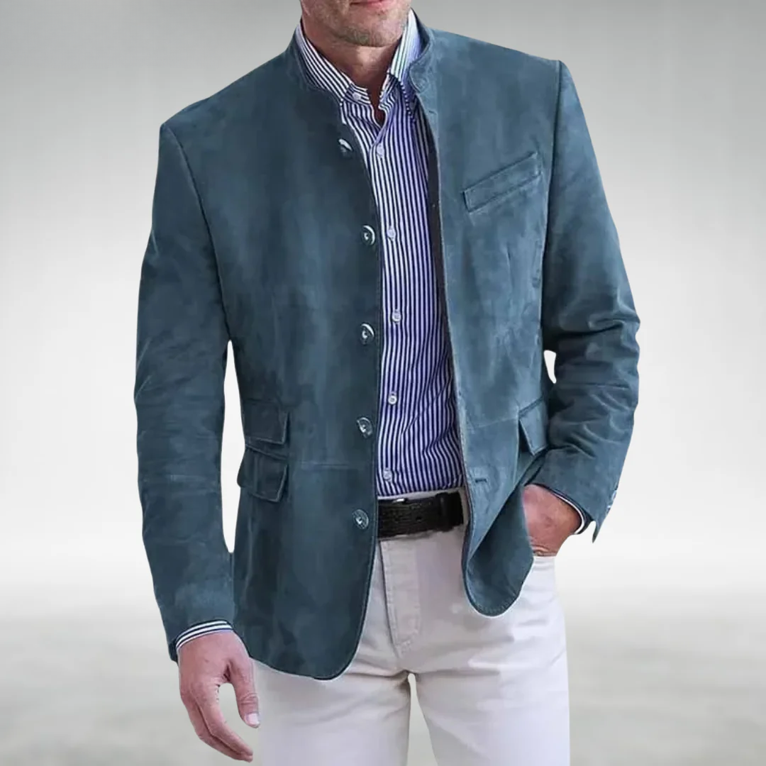 MAISON LUMIÈRE | VESTE EN CUIR SUEDE