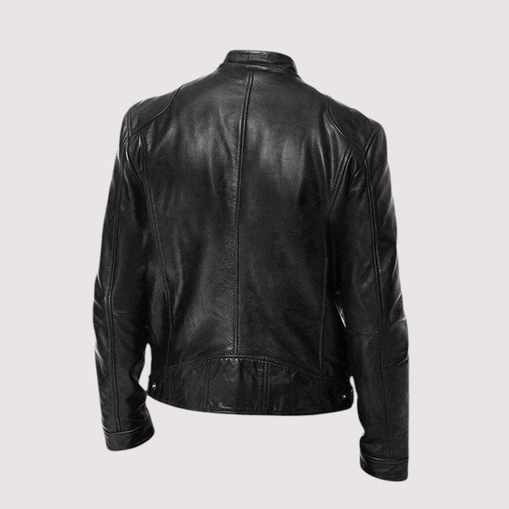 MAISON LUMIÈRE | VESTE EN CUIR HAUT DE GAMME ÉLÉGANTE POUR HOMME