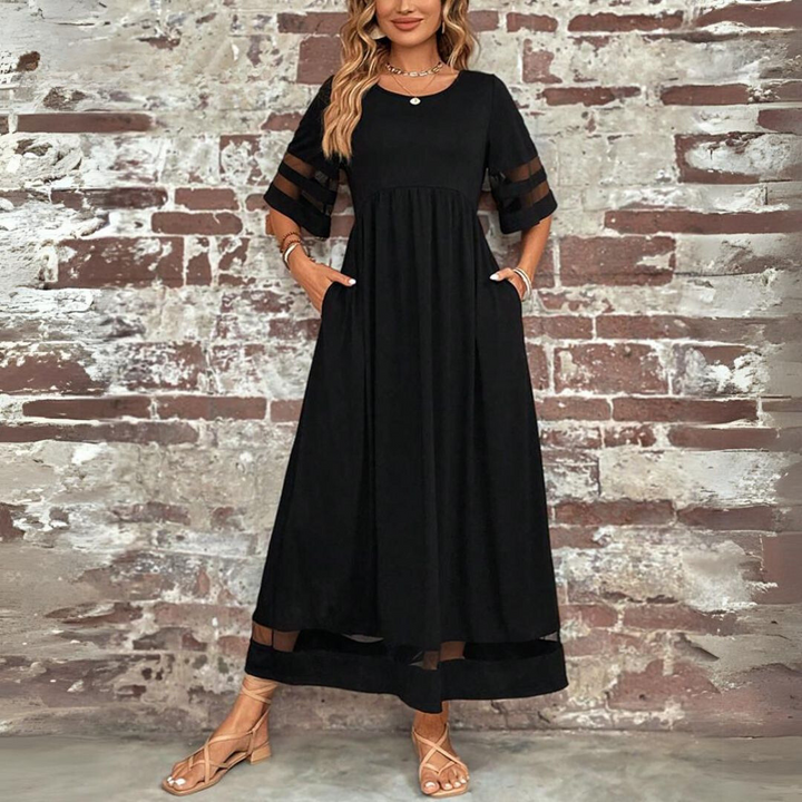 Aubrey™ – Robe midi lissante et flatteuse pour le ventre