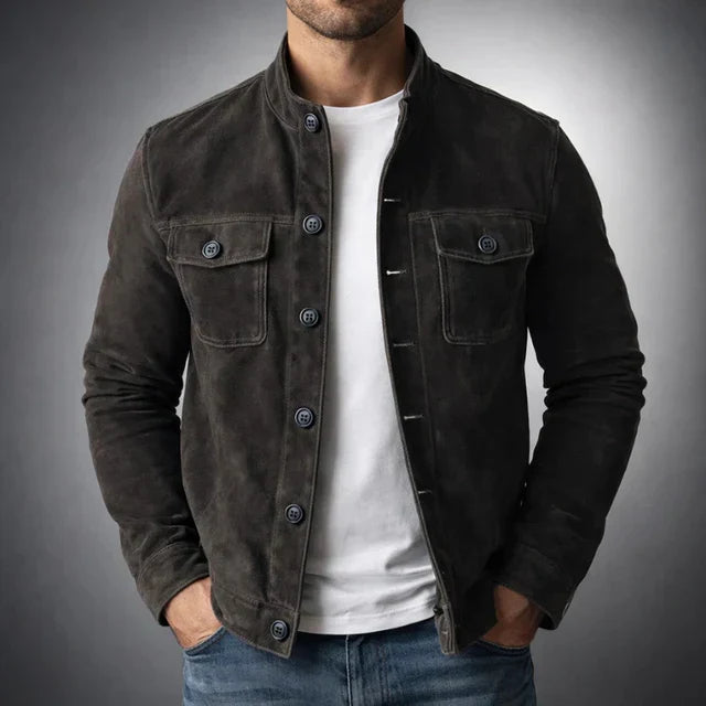 MAISON LUMIÈRE | Veste Élégante Suédée Marc