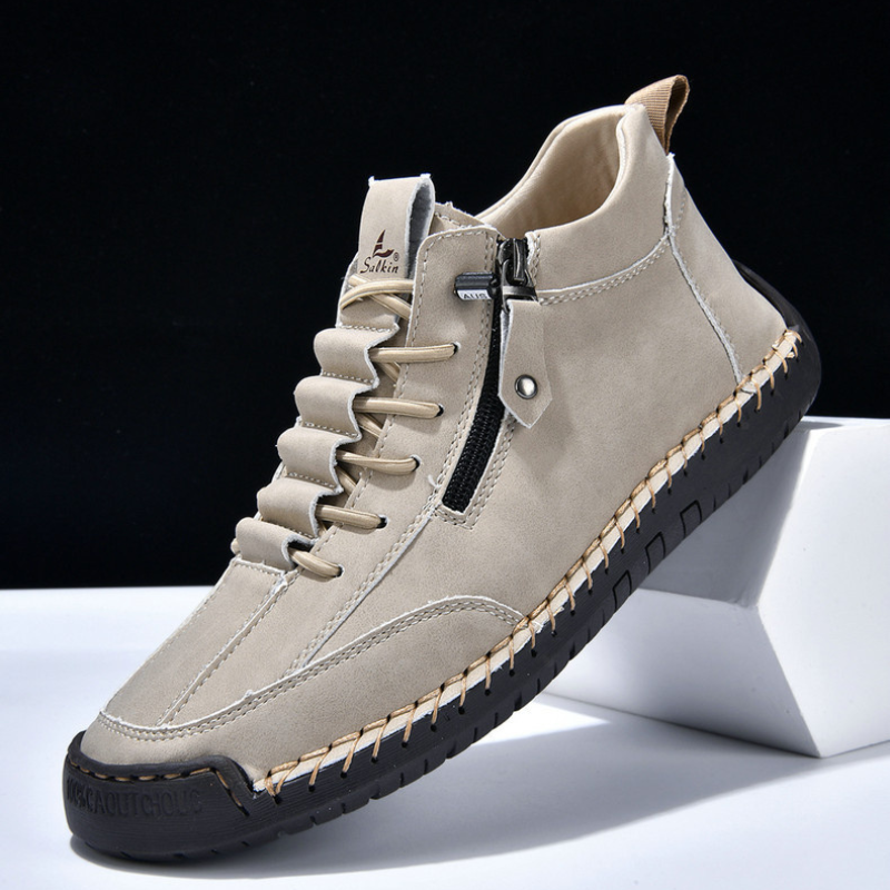 MAISON LUMIÈRE | CHAUSSURES EN NABUK AVEC ZIP POUR HOMME