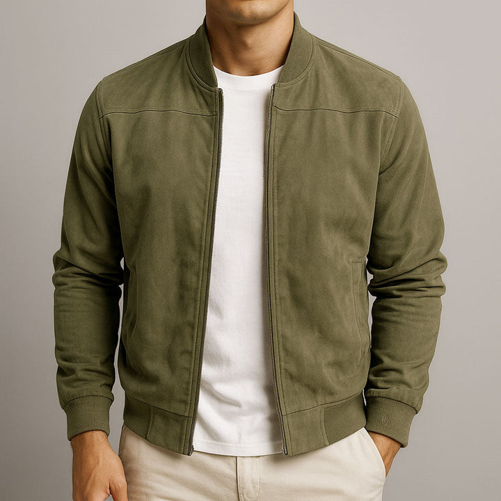 MAISON LUMIÈRE | VESTE EN CUIR SUEDE URBAINE