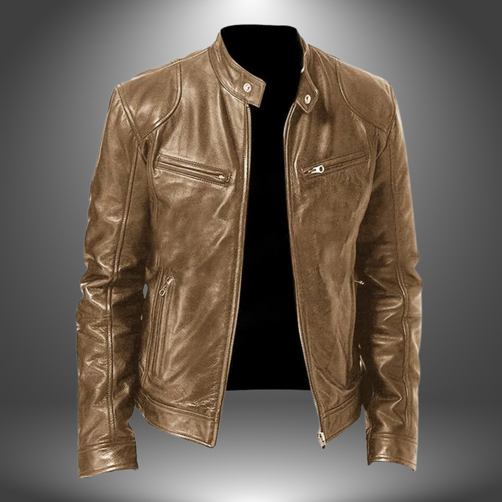 Cazel | Veste en cuir artisanal pour homme