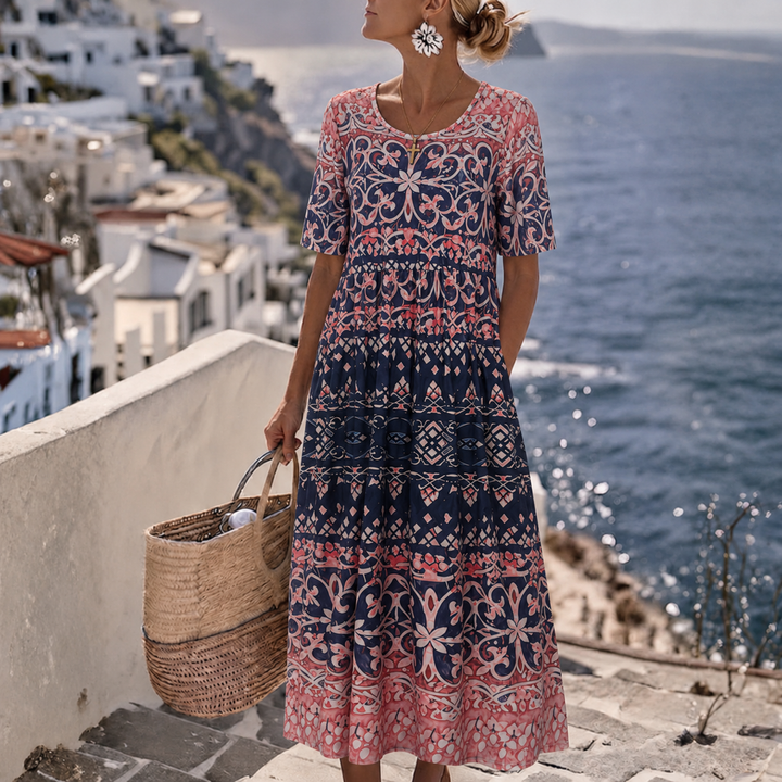 Isabella™ | Robe midi bohème d'été élégante