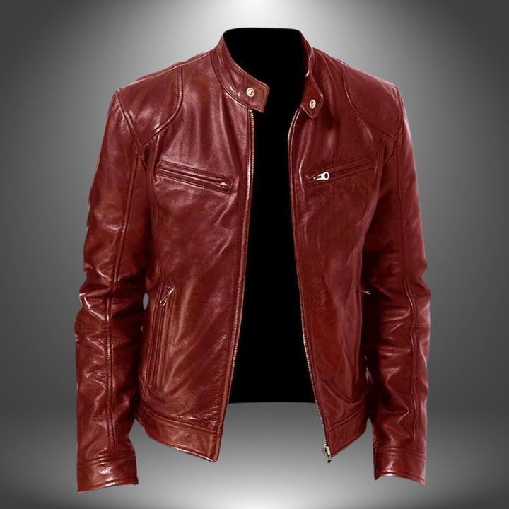 Cazel | Veste en cuir artisanal pour homme