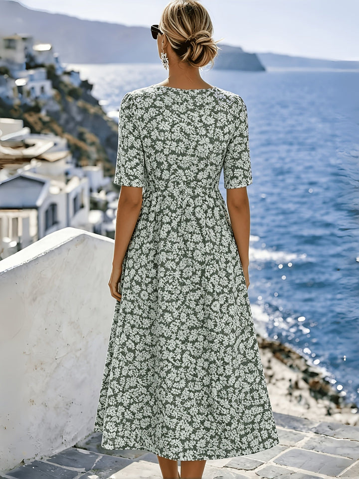 Sienna™ | Robe midi élégante à fleurs