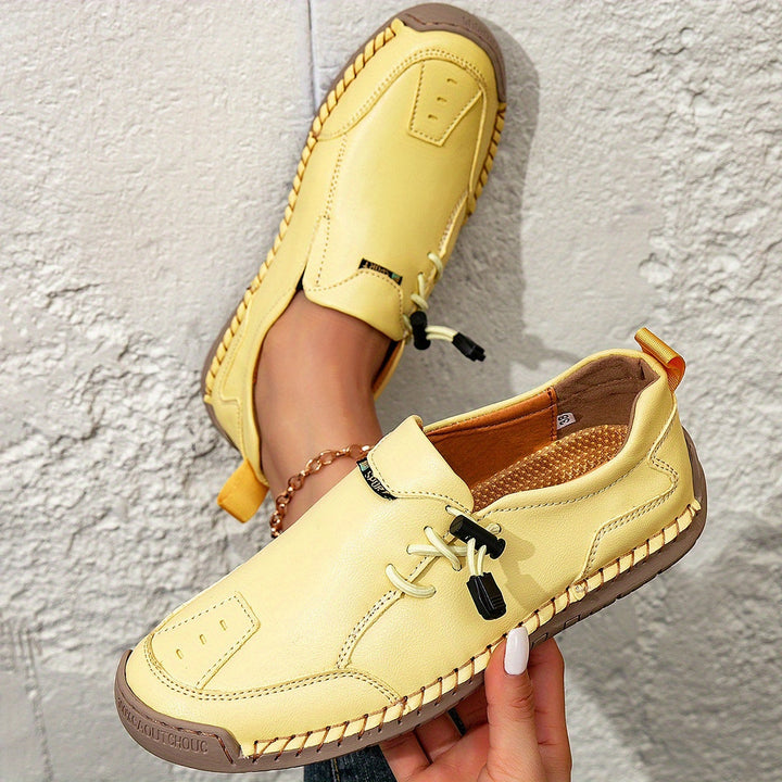 MAISON LUMIÈRE | Mocassins Confort Piqués Main Mathilde