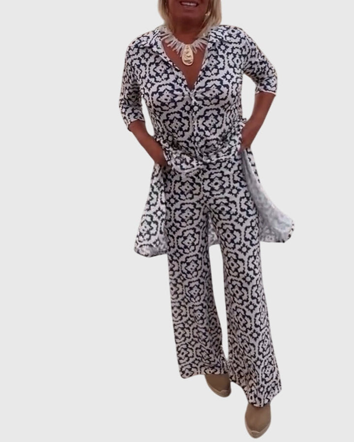 Gabriella™ | Ensemble vintage élégant deux pièces