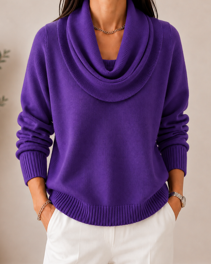 Caralina™ | Pull en maille élégant à col bénitier
