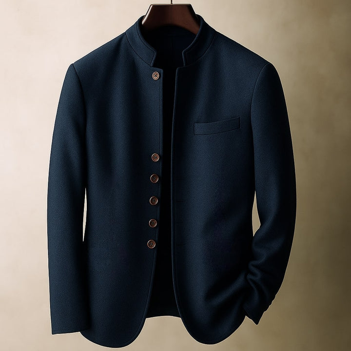 MAISON LUMIÈRE | VESTE EN LAINE AVEC COL DROIT