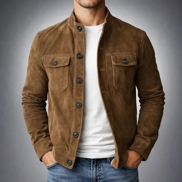 MAISON LUMIÈRE | Veste Élégante Suédée Marc