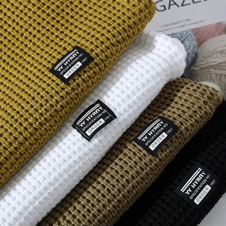 MAISON LUMIÈRE | PULL EN NID D'ABEILLE PREMIUM