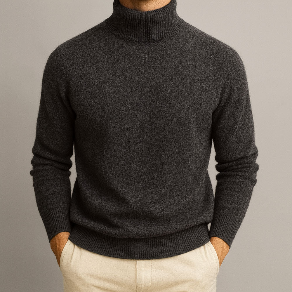MAISON LUMIÈRE | PULL À COL MONTANT POUR HOMME