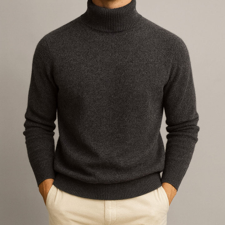 MAISON LUMIÈRE | PULL À COL MONTANT POUR HOMME