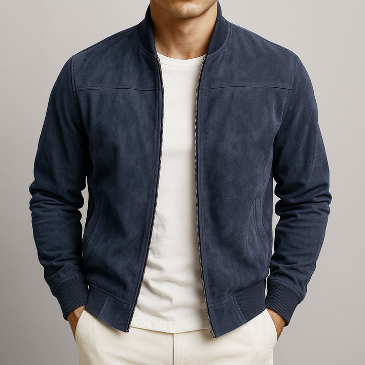 MAISON LUMIÈRE | VESTE EN CUIR SUEDE URBAINE