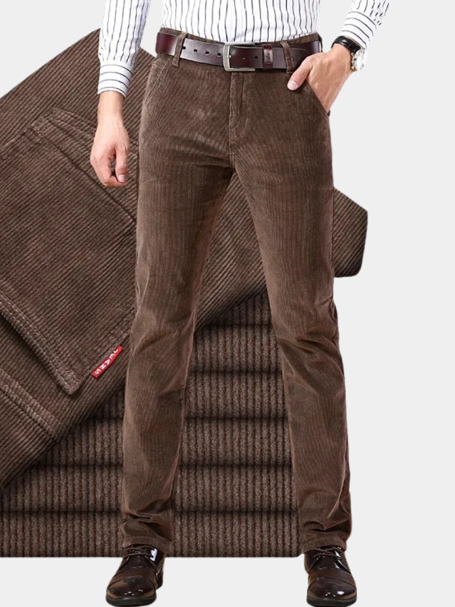 MAISON LUMIÈRE | PANTALON D'HOMME DE LUXE EN MATÉRIAU PREMIUM