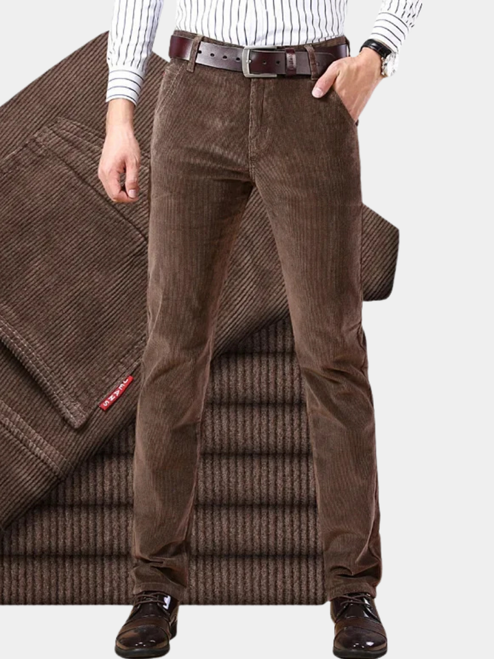 MAISON LUMIÈRE | PANTALON D'HOMME DE LUXE EN MATÉRIAU PREMIUM