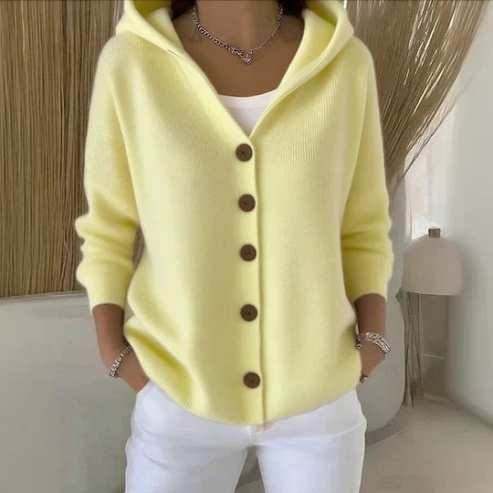 Teri | Cardigan pour femme à manches longues avec capuche