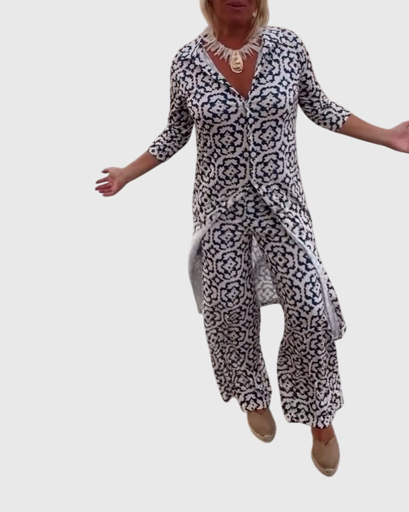 Gabriella™ | Ensemble vintage élégant deux pièces