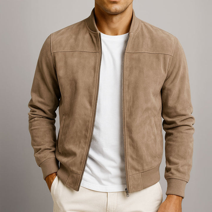 MAISON LUMIÈRE | VESTE EN CUIR SUEDE URBAINE