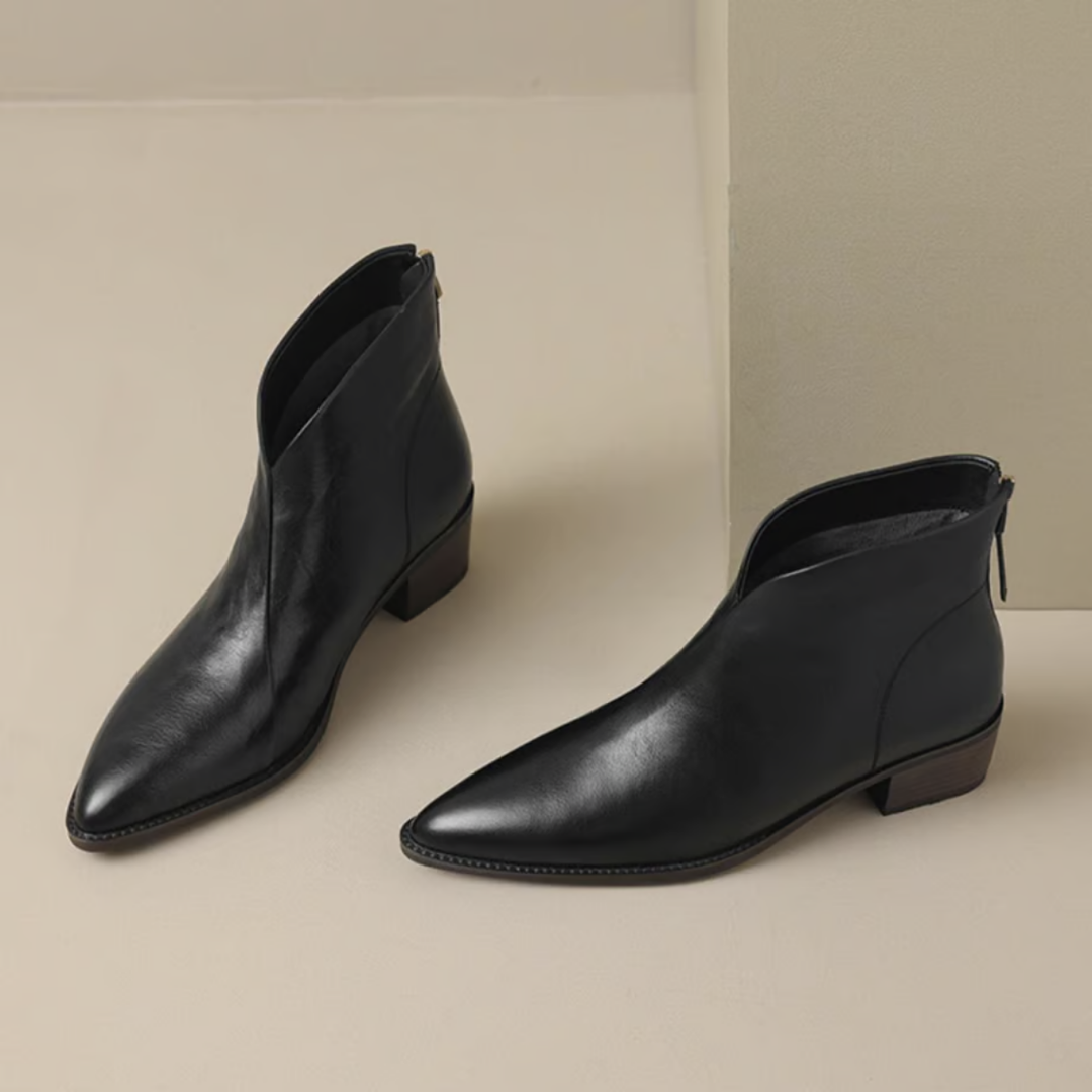 MAISON LUMIÈRE | Bottines Élégantes en Cuir