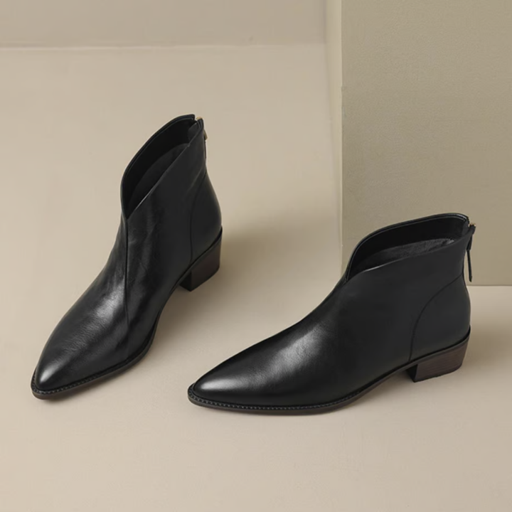 MAISON LUMIÈRE | Bottines Élégantes en Cuir