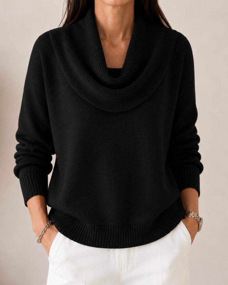 Caralina™ | Pull en maille élégant à col bénitier