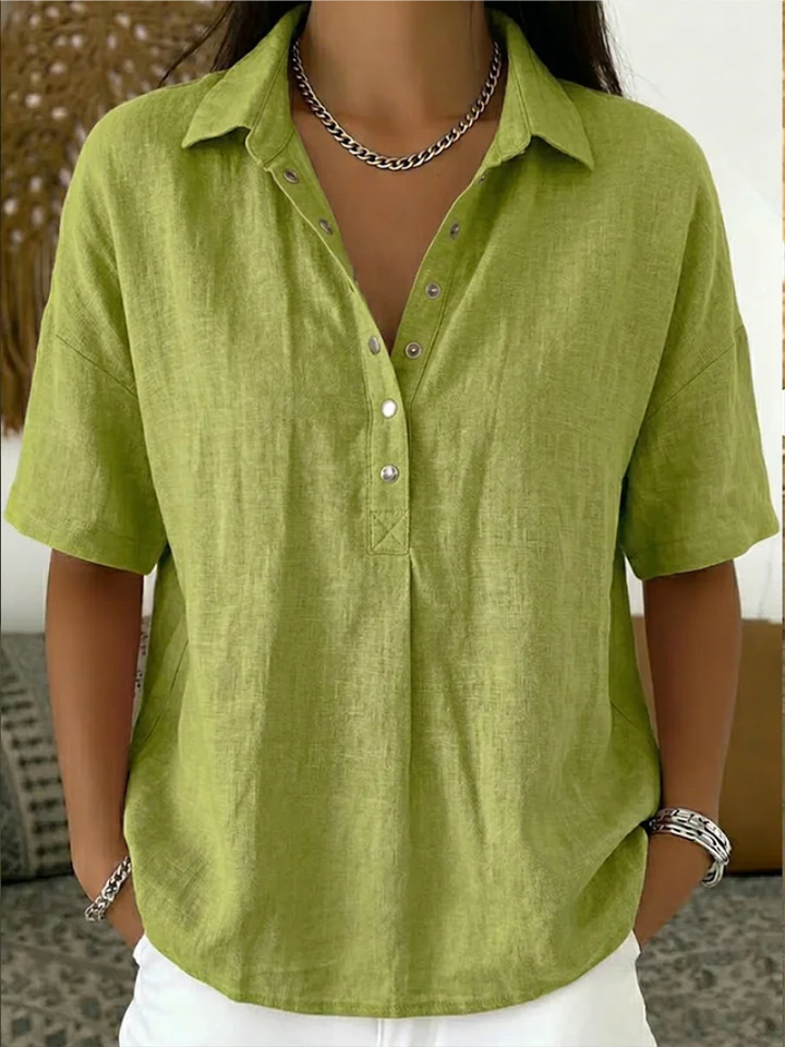 MAISON LUMIÈRE | Blouse Élégante et Confortable Charlotte