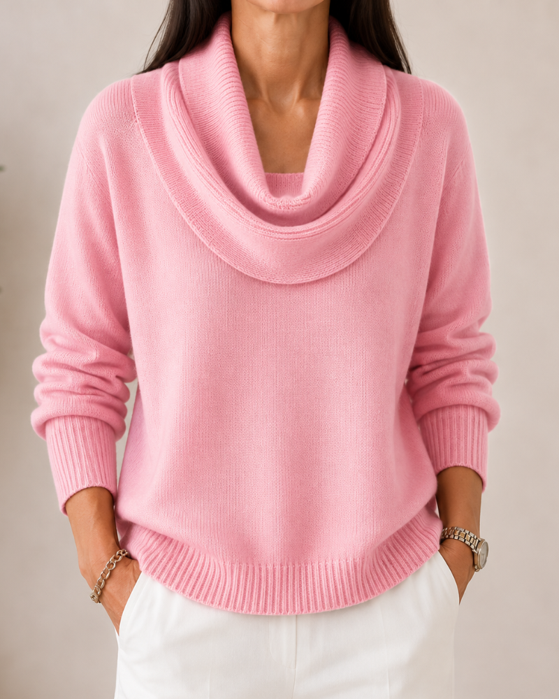 Caralina™ | Pull en maille élégant à col bénitier