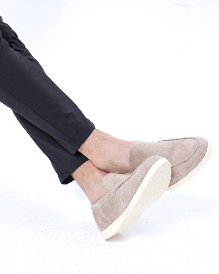 MAISON LUMIÈRE | MOCASSINS EN CUIR SUEDE