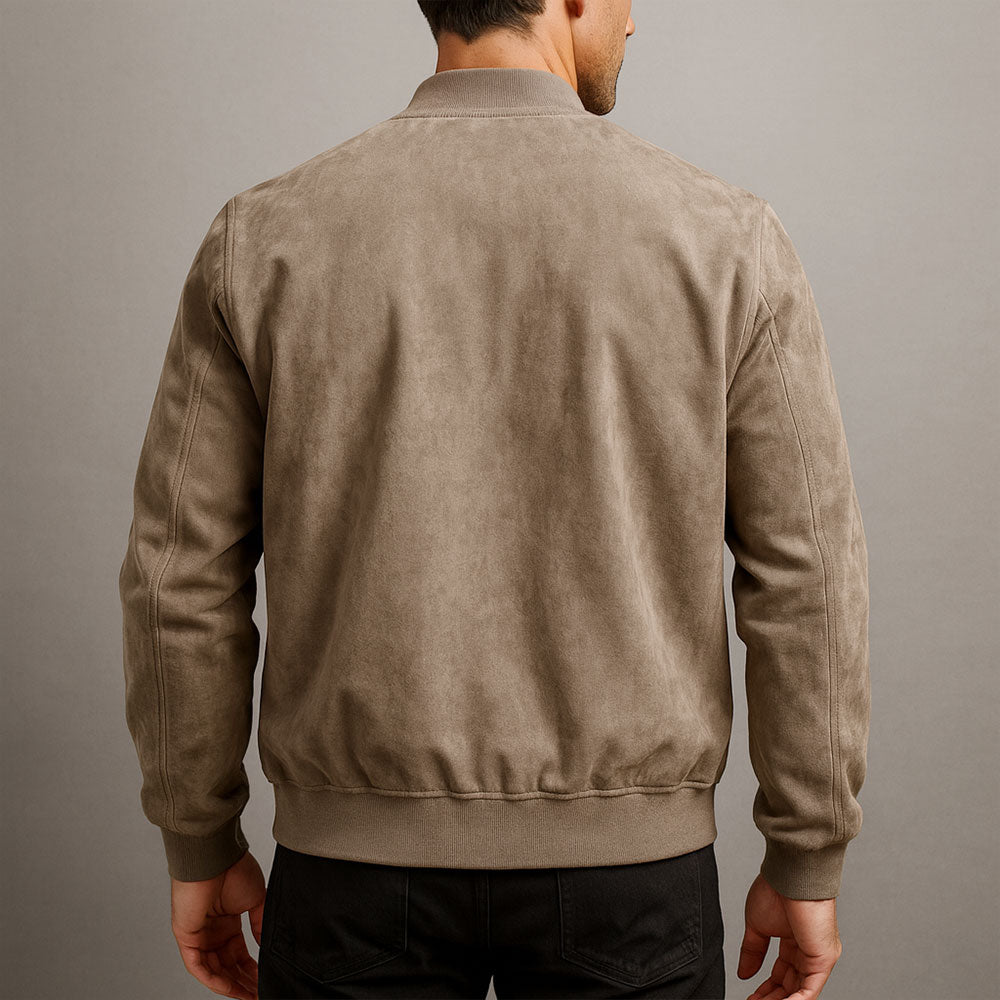 MAISON LUMIÈRE | VESTE EN CUIR SUEDE URBAINE