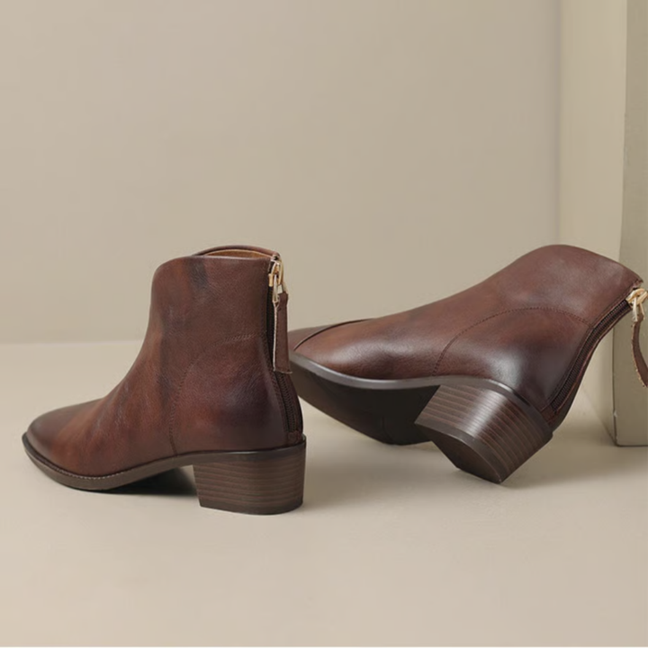 MAISON LUMIÈRE | Bottines Élégantes en Cuir