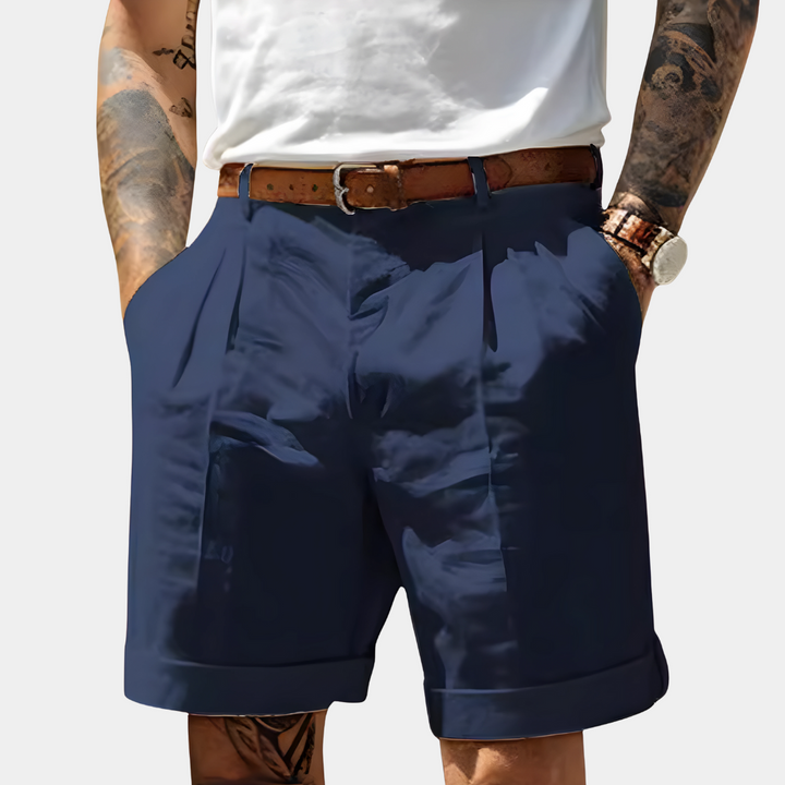 MAISON LUMIÈRE | BERMUDAS ÉLÉGANTS EN COTON RESPIRANT