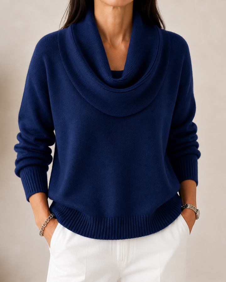 Caralina™ | Pull en maille élégant à col bénitier